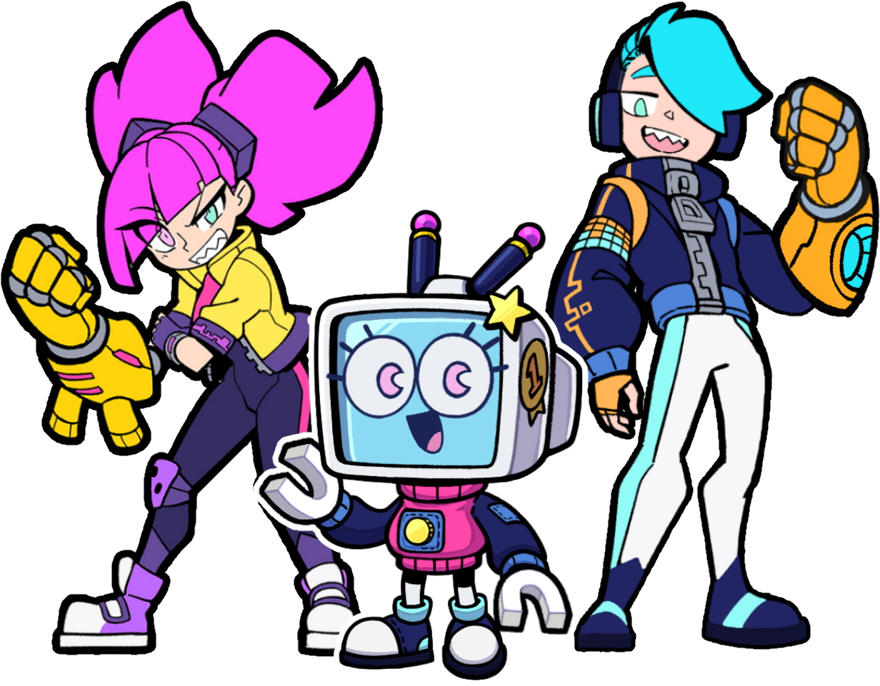 Robo Frenzy's protagonists